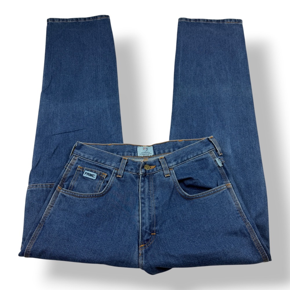 Tyndale FR F290T‎ Mens Flame Resistant Straight Leg Jeans Blue 31x32 Made in USA